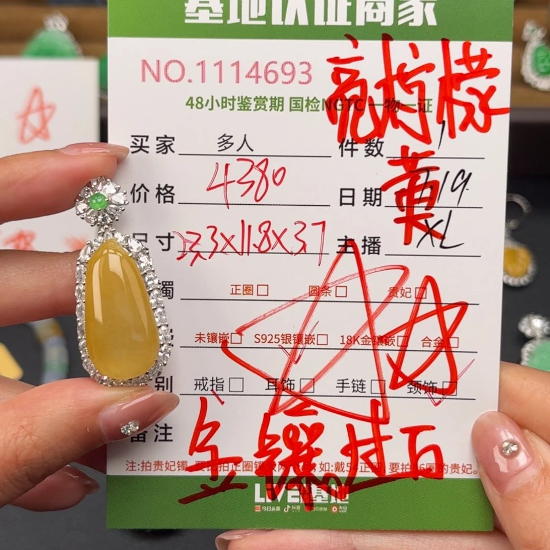 翡翠银S925镶嵌颈饰多人