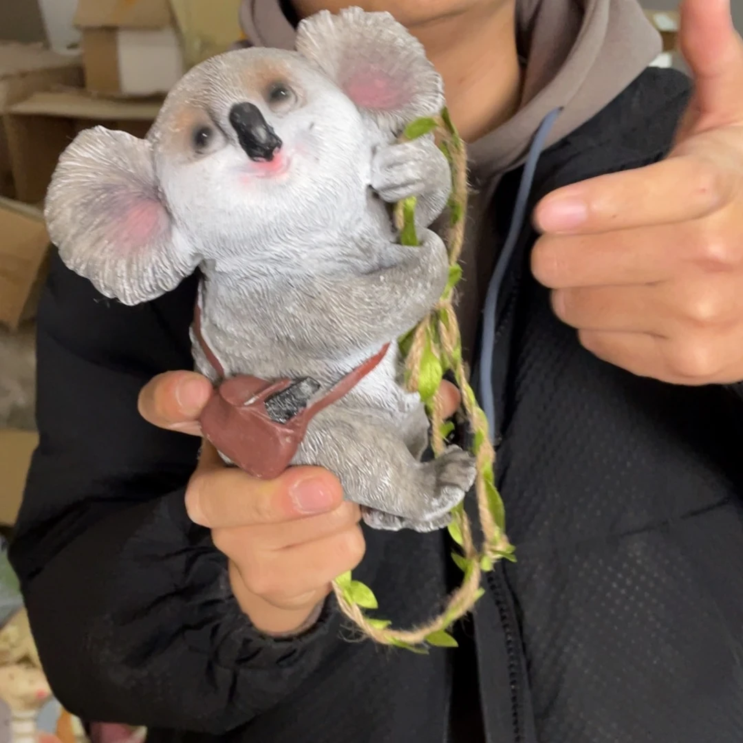 【闪购商品】陶瓷树脂树挂考拉摆件