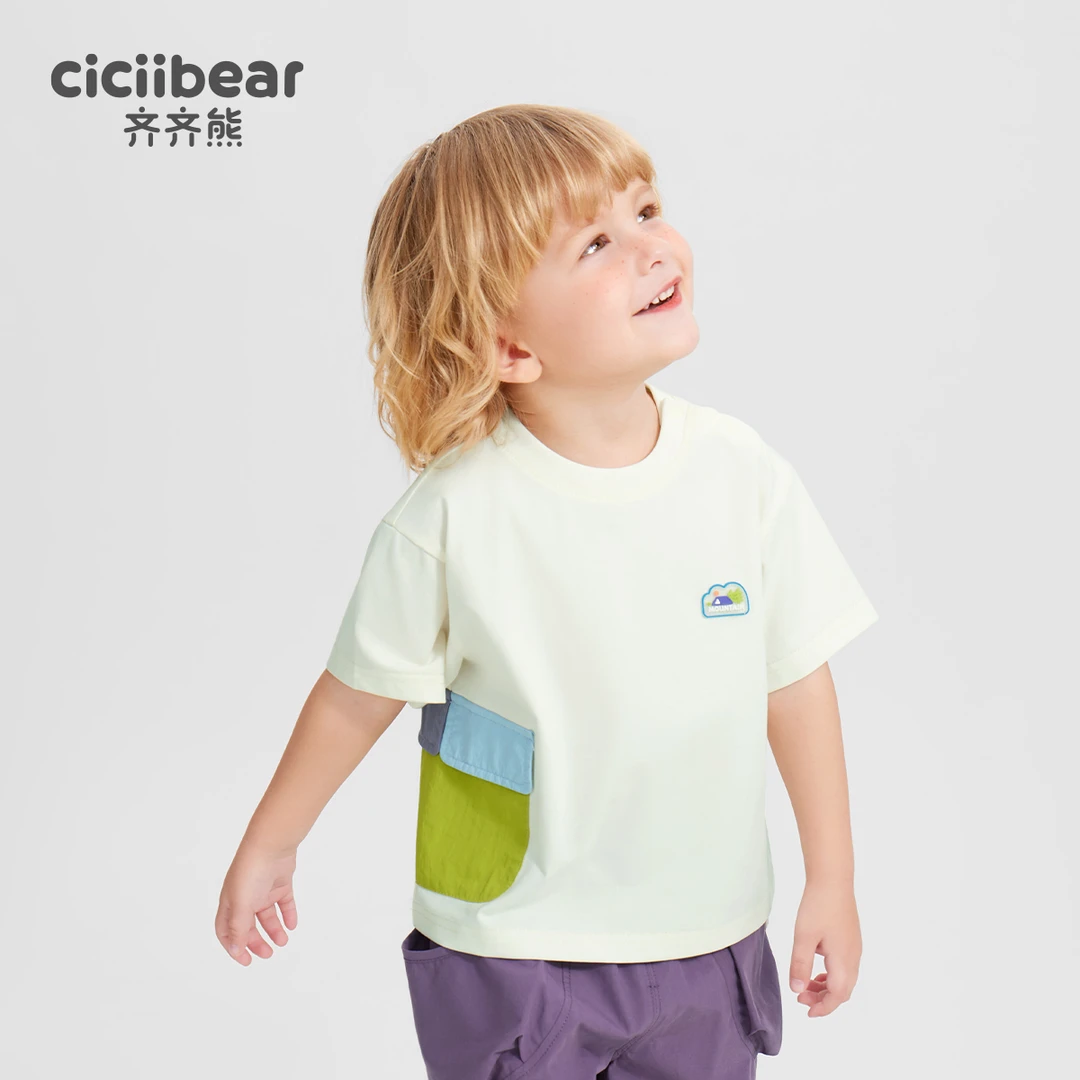 [7A抗菌凉感]t恤短袖夏款宝宝半袖儿童上衣Q103020