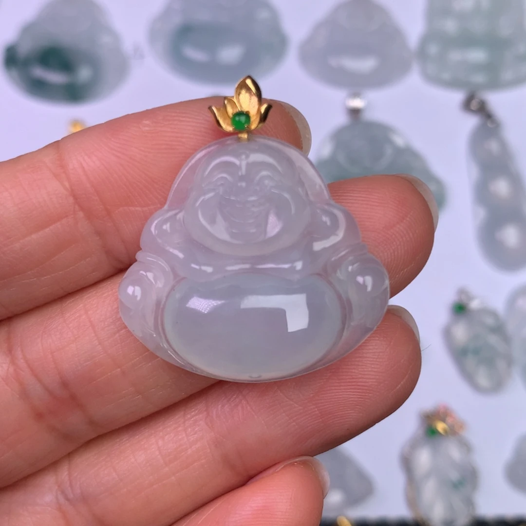 翡翠未镶嵌颈饰缅甸翡翠A货