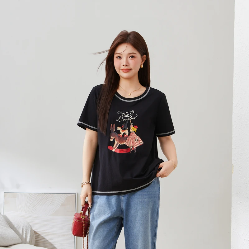 采多宝T恤女装EXZ5218