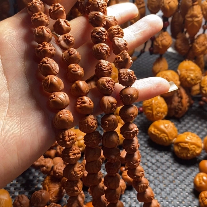 吊坠橄榄核E****a桃单108罗汉