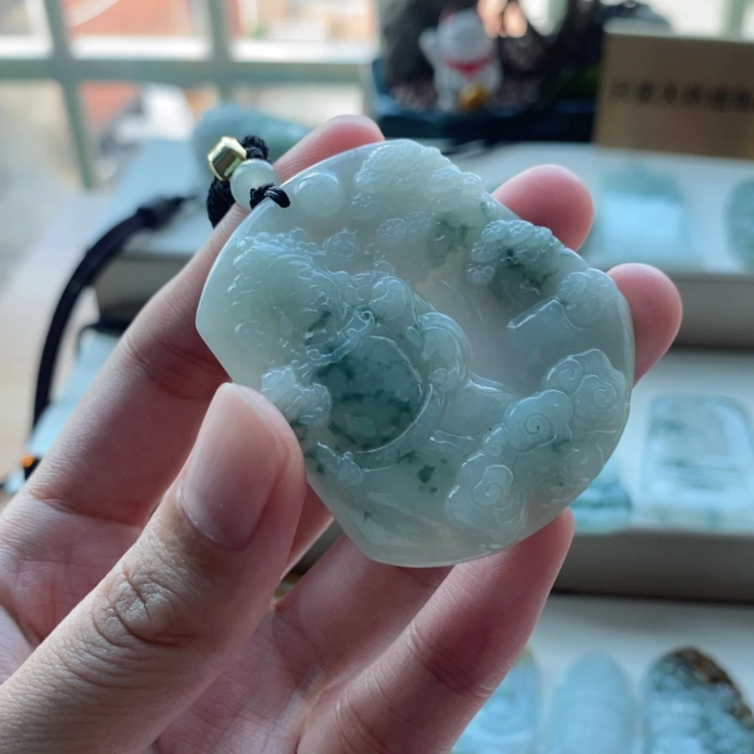 【闪购商品】颈饰未镶嵌翡翠天然缅甸A货