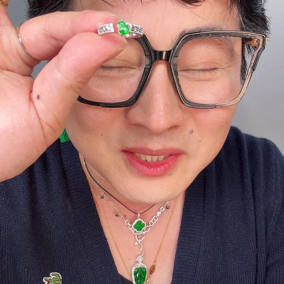 翡翠颈饰未镶嵌一个