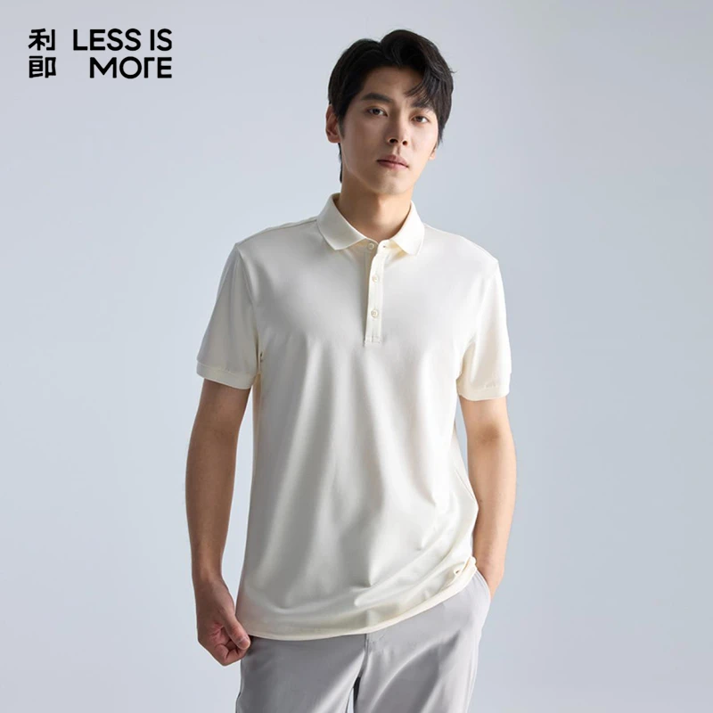 利郎【凉感莫代尔】男士夏季时尚百搭亲肤透气休闲翻领短袖polo衫
