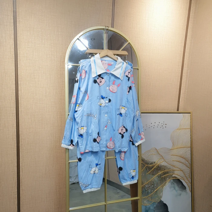 FC56孕妇蓝色月子服套装XL110-140  3XL160
