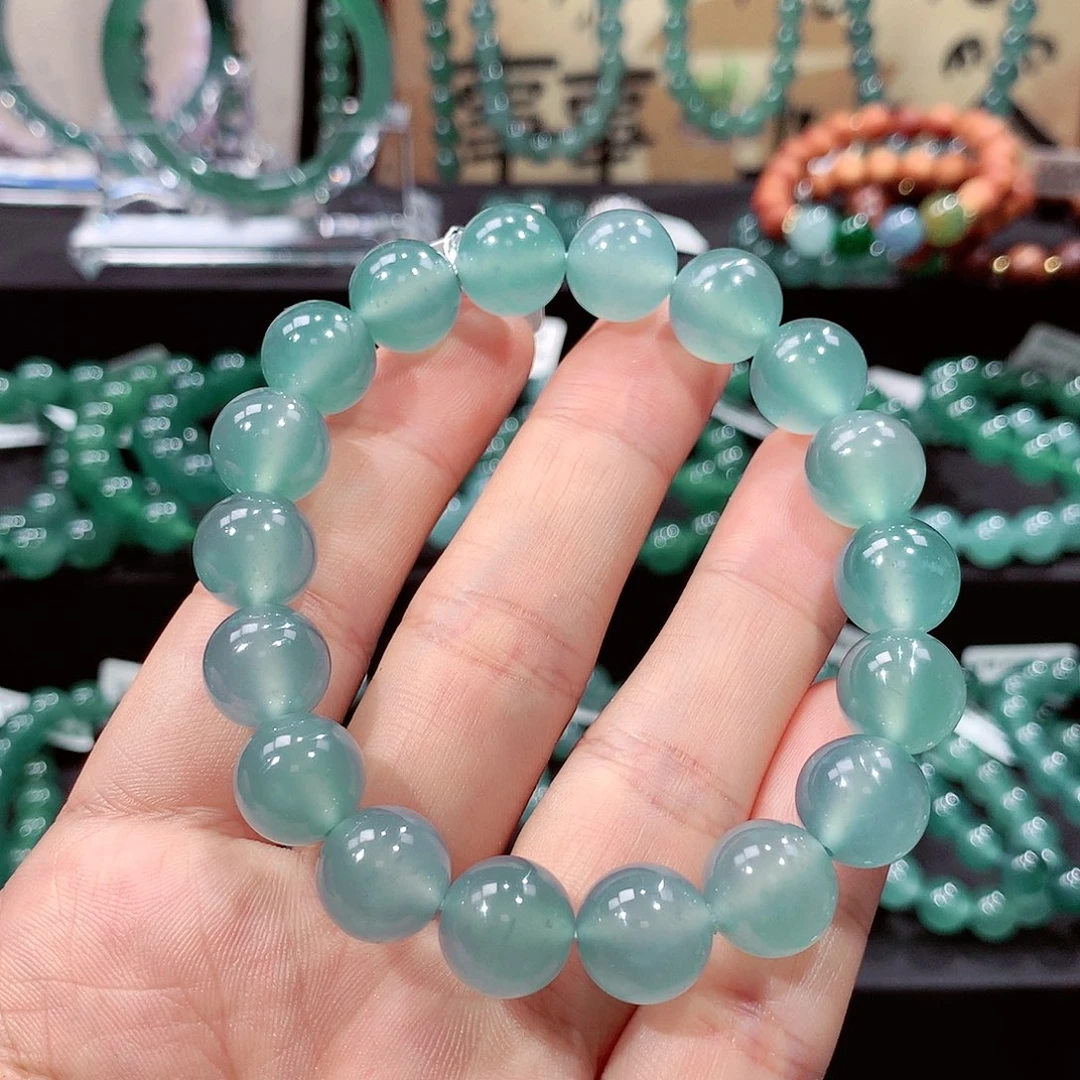 寻***藏翡翠未镶嵌手链卡12