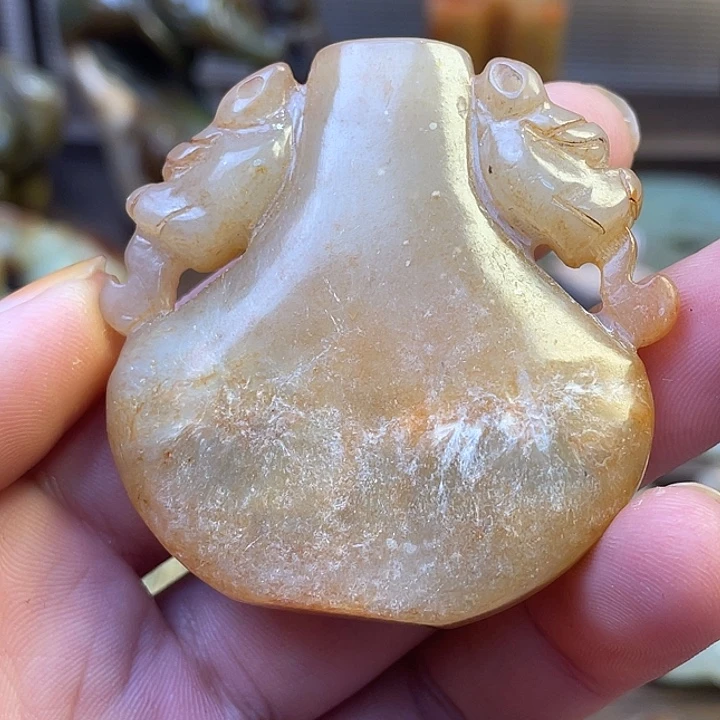 未镶嵌和田玉（糖玉）挂件