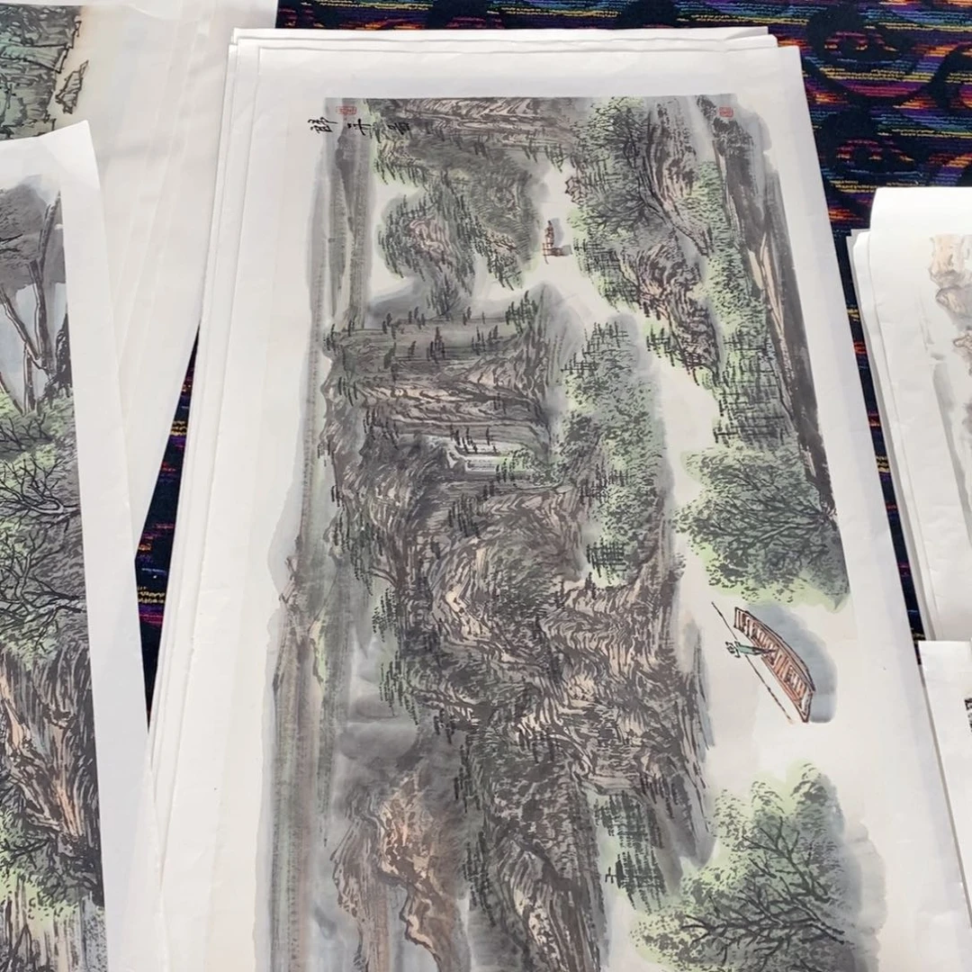 国画用****首甄茂磊四尺曈