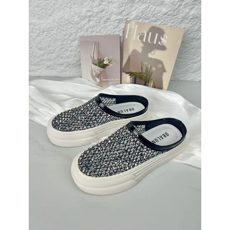 【超哥】OBALUN欧巴伦新款伦亮钻气质时尚透气女士夏季凉拖鞋 218