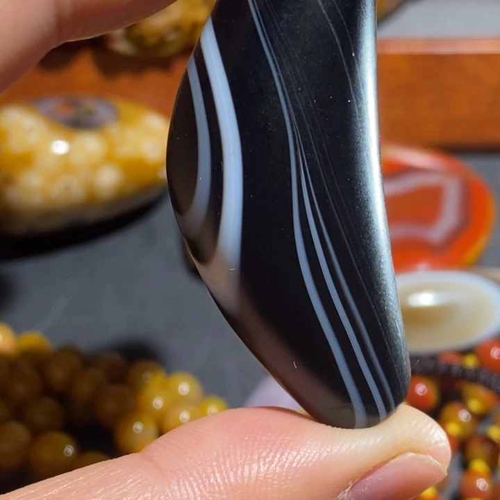 简***舍玛瑙/玉髓未镶嵌颈饰