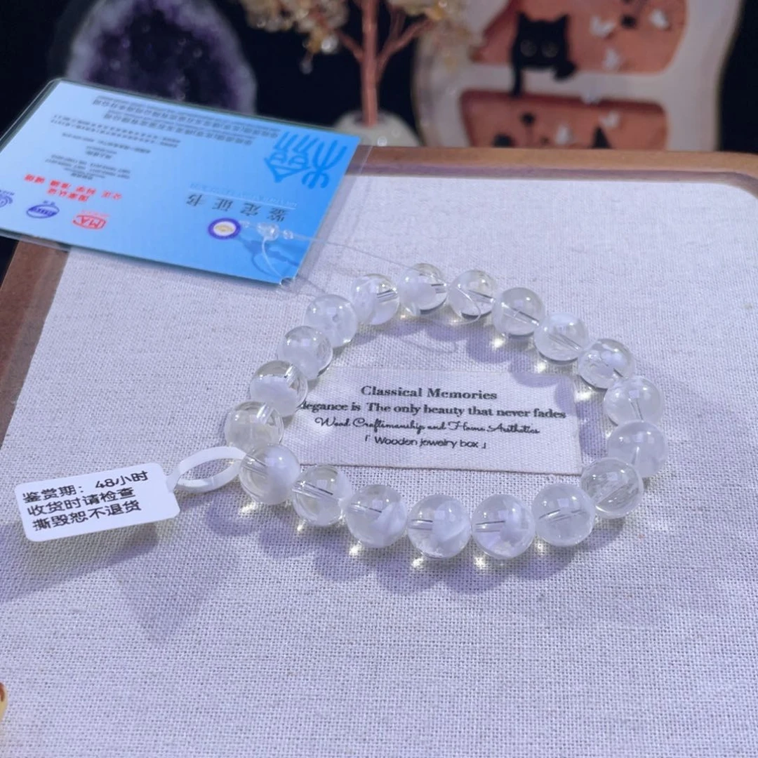 手链未镶嵌水晶透体半盆雪花幽灵10➕