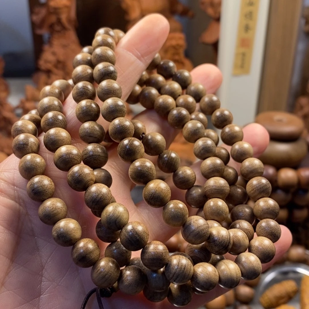 檀香木手串/手链?****i老山檀108*0.8