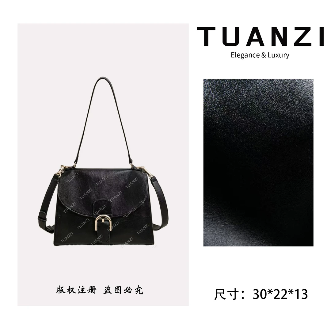 TUANZI『Tempo』德家秋冬新款30cm手提腋下女包 SK-63127-黑色