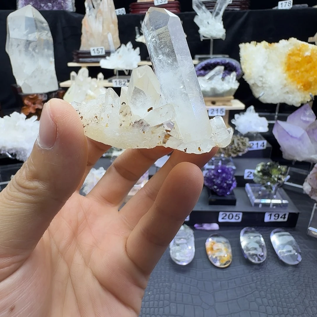 石材天然水晶摆件