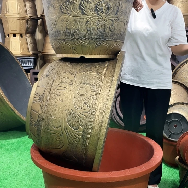 圆盆古铜六零六个