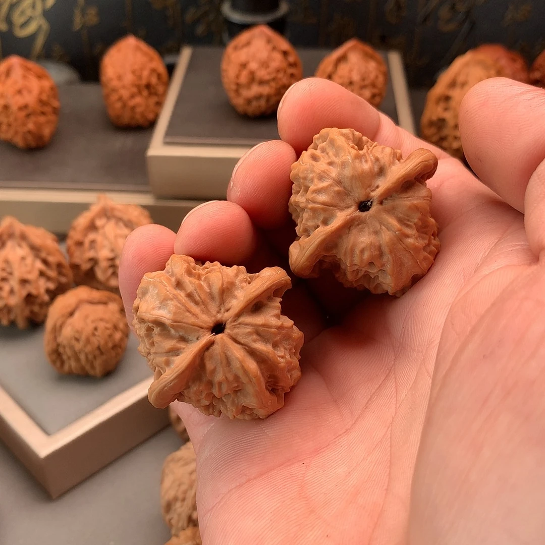 文玩核桃吊坠原生态野狼