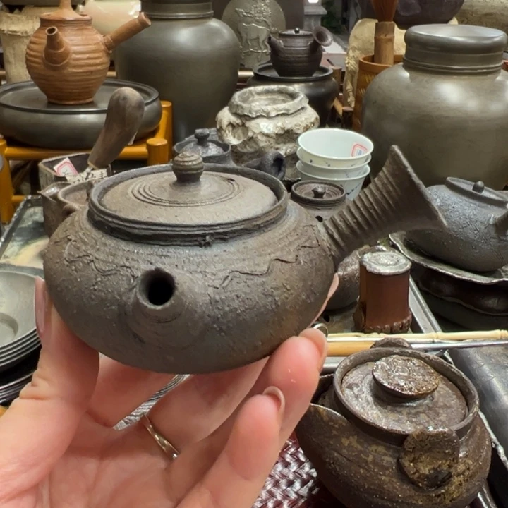 南蛮侧把茶器茶器