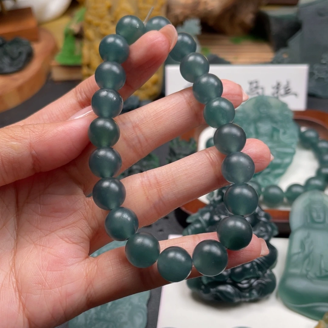 梁***智定制翡翠未镶嵌龙王翡翠