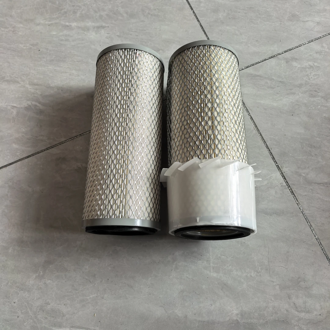 叉车保养空气滤芯K1025棉浆带旋风罩合力铁壳空滤芯杭叉江淮龙工