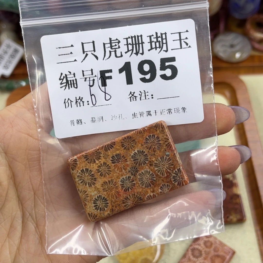 雪***瑞未镶嵌h硅化珊瑚（珊瑚玉）