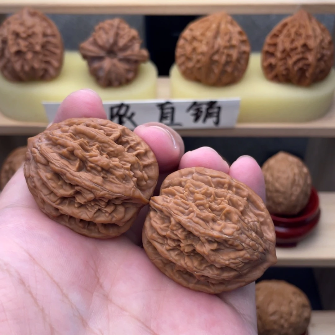 吊坠文玩核桃虎头35