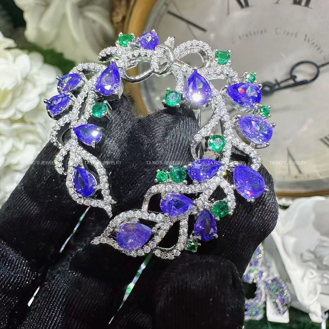 铜合金胸针 紫色花环 纪念款  展款胸针