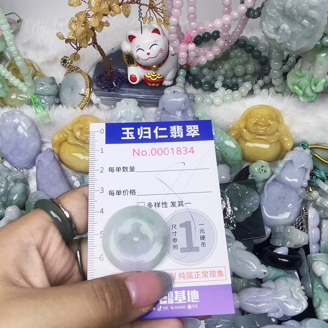 翡翠未镶嵌颈饰 111