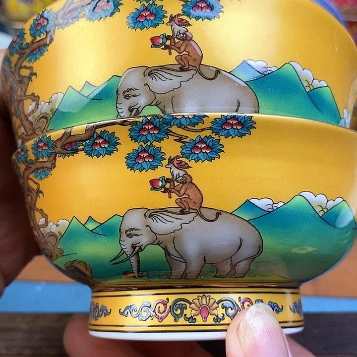 景德镇陶瓷藏式茶碗