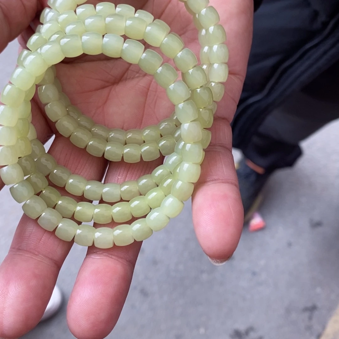 和田玉手串未镶嵌多样性发货 拍一发一