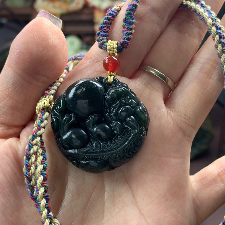 岫岩河磨玉（透闪石质玉）把件未镶嵌