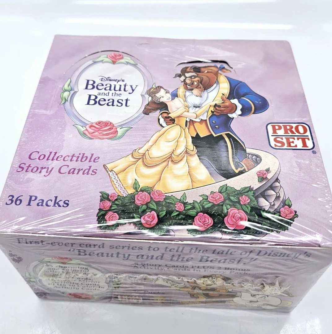 1992年美女与野兽(迪士尼)ProSet 电影集换卡盒中古收藏卡牌