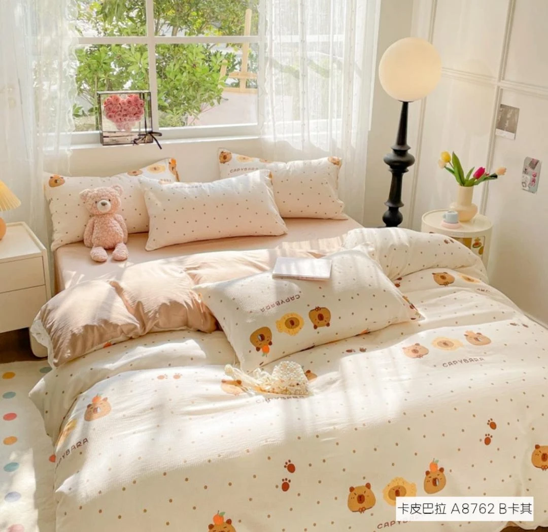 床盖同款枕套透气舒适48*74尺寸印花蓝色针织绿色多功能双面灰色