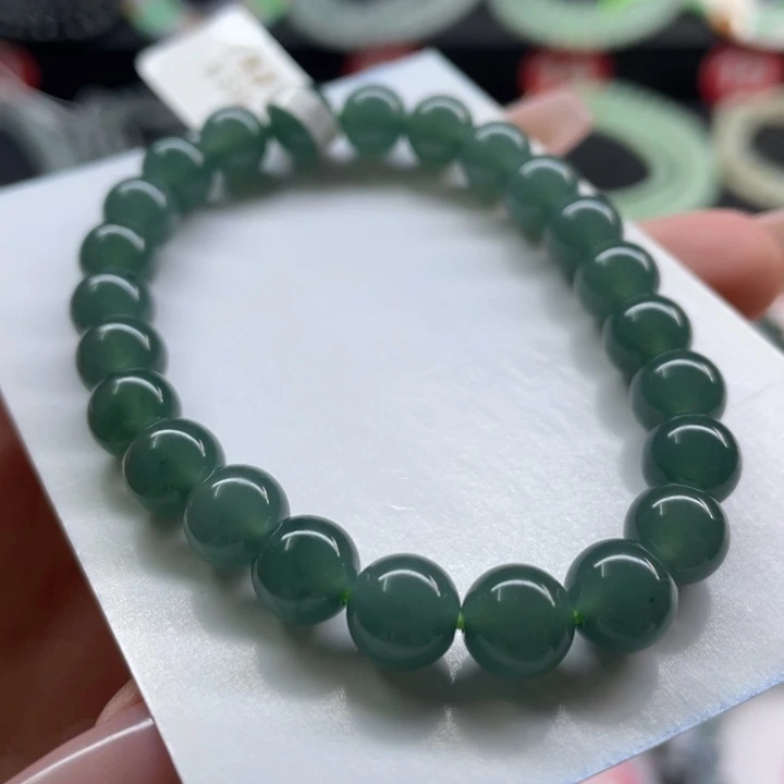 未镶嵌手链翡翠卡7.7