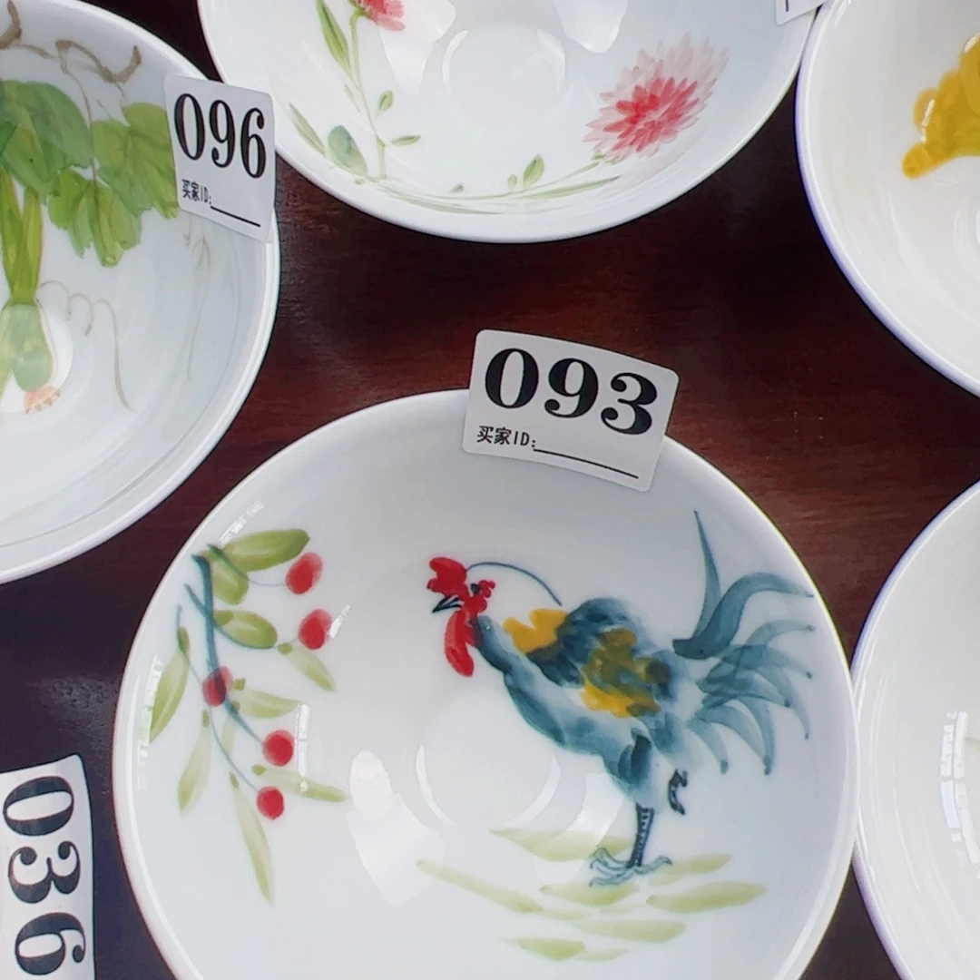 瓷片景德镇陶瓷手工手绘制作