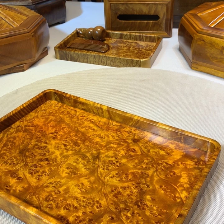 金丝楠黄金樟托盘35/25/3