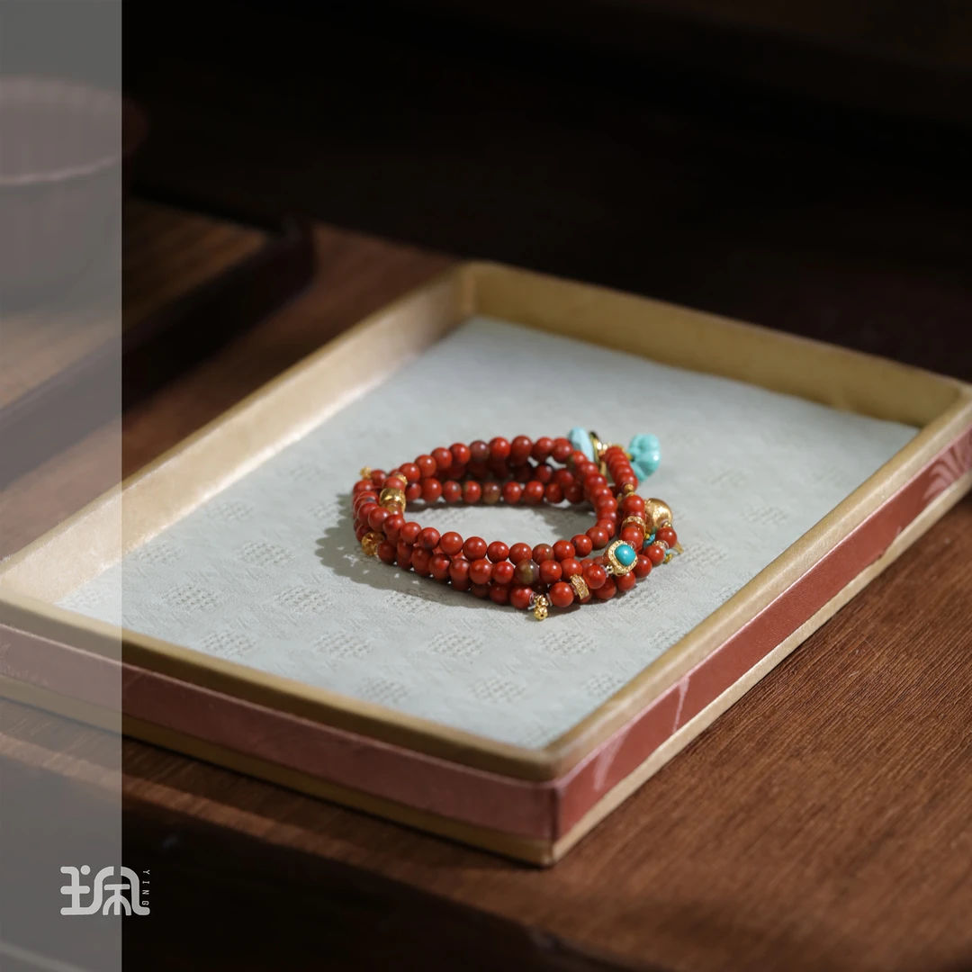 夏嫣|南红*项链*18K金镶嵌XYB25030406多样性发其一