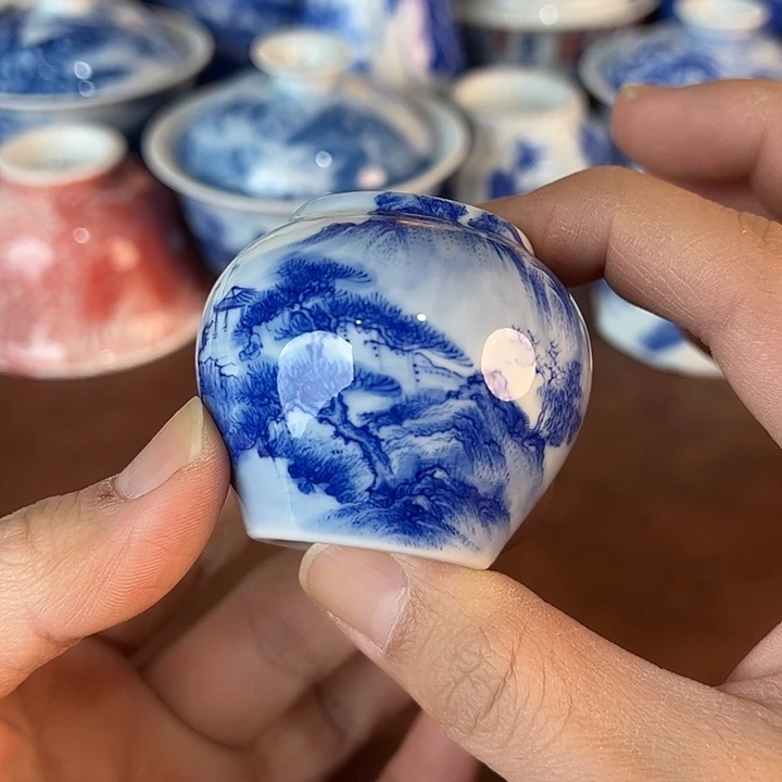 瓷片景德镇全手工手绘陶瓷