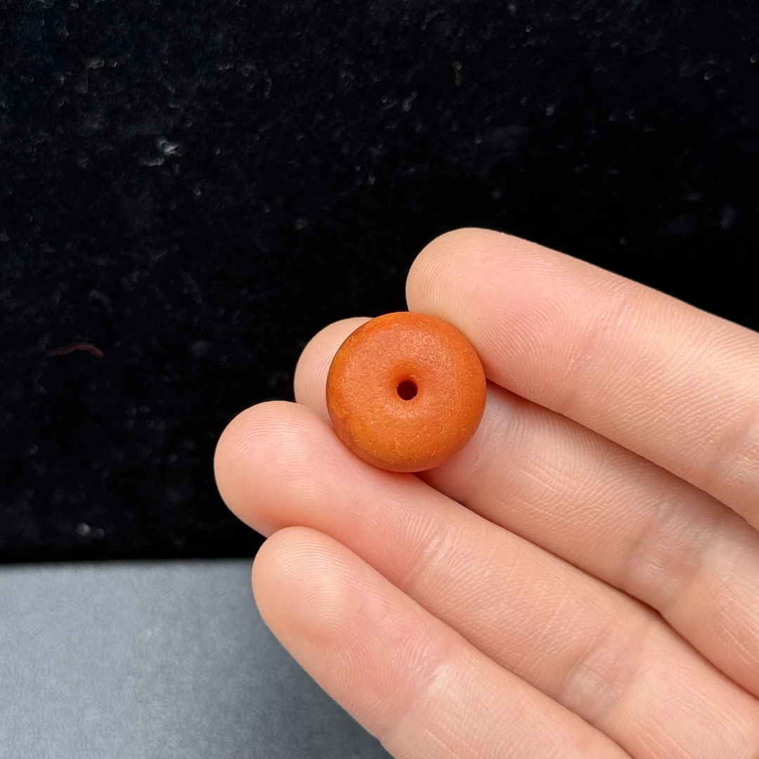 Y6468天然原矿蜜蜡 老蜡墩子 17.4*11.6mm抖音基地质检发货