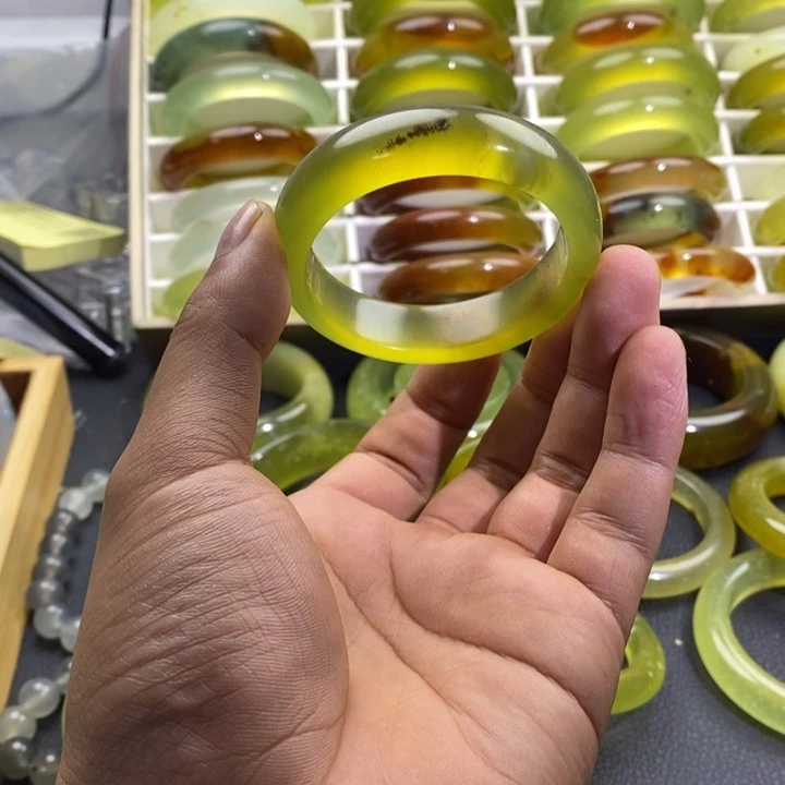 蛇纹石玉合金手镯52