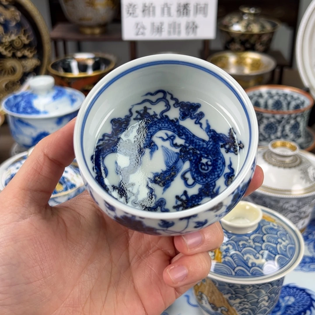 Y****瓷片景德镇手工手绘陶瓷