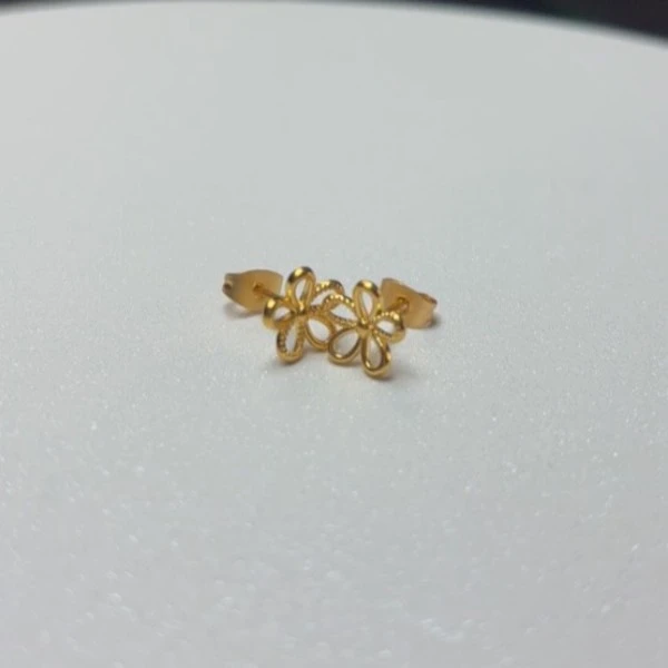 古法花朵耳钉（多样性发一）