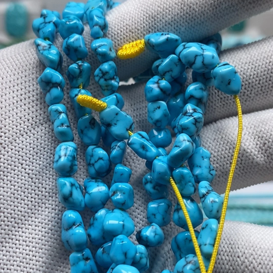 绿松石未镶嵌原矿纯干料绿松石