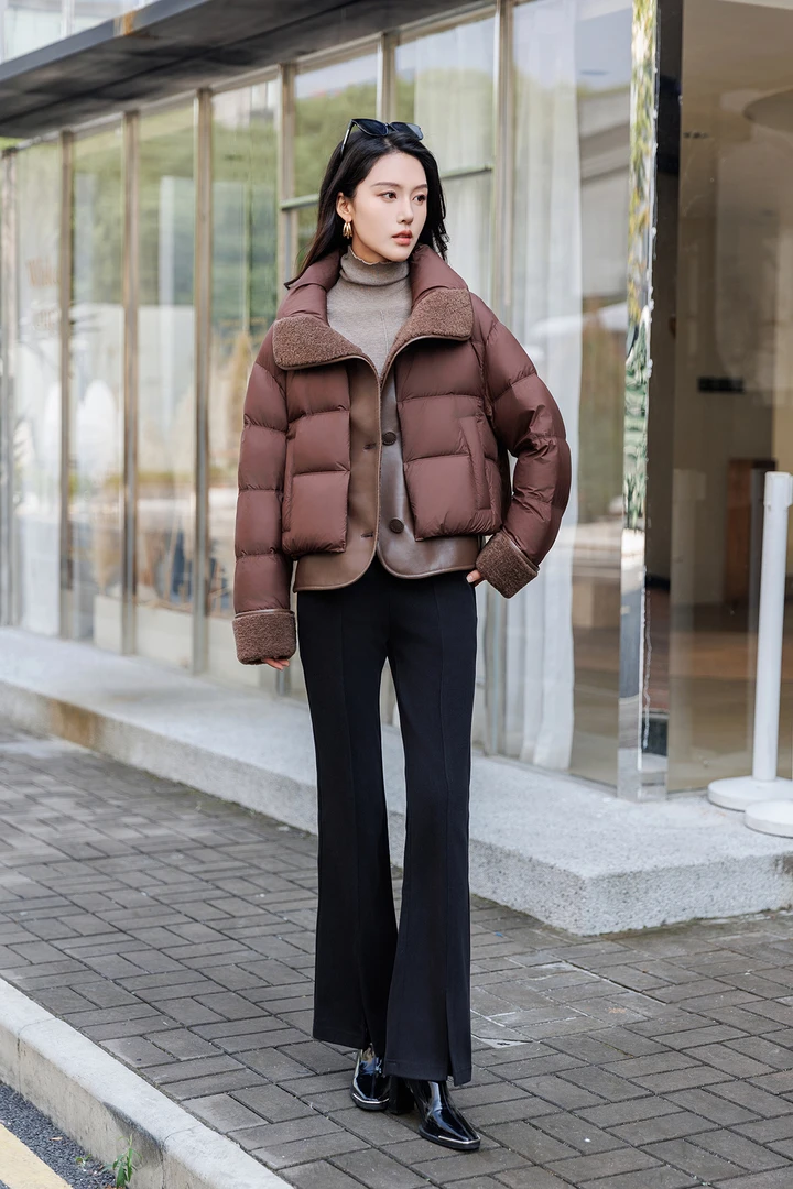 【一萌】新款休闲时尚羽绒服E014