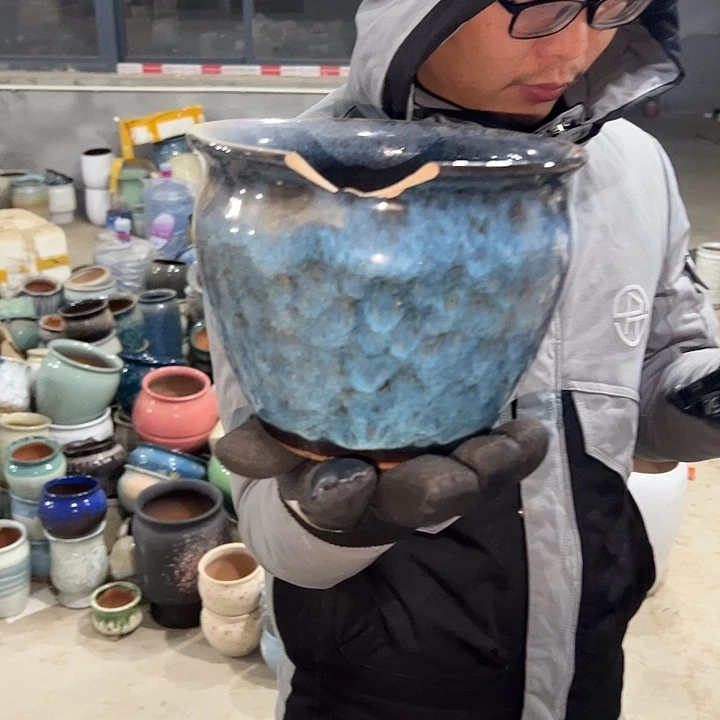 微瑕盐酥鸡啦啦花盆