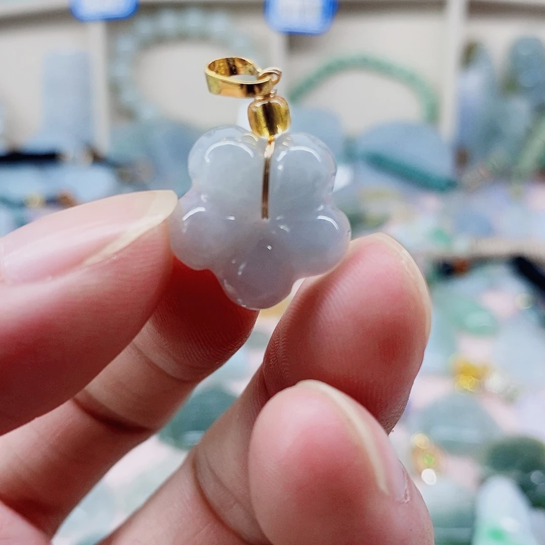 吊坠(不含链)未镶嵌翡翠天然