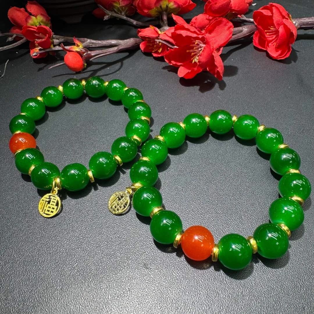 【小天总专属】FU005-diy 设计款绿手串-多样性发其一