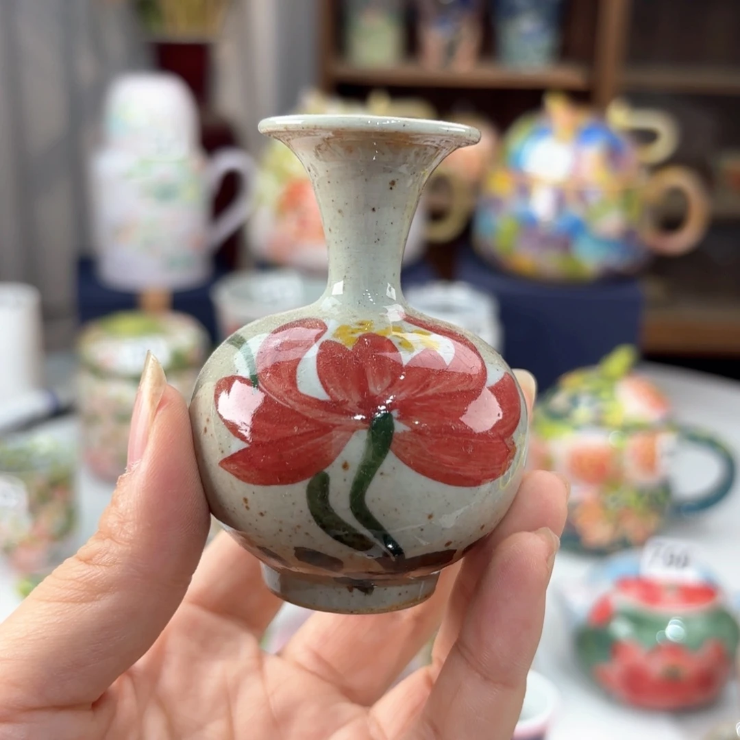 景德镇手绘高温釉下彩陶瓷茶具