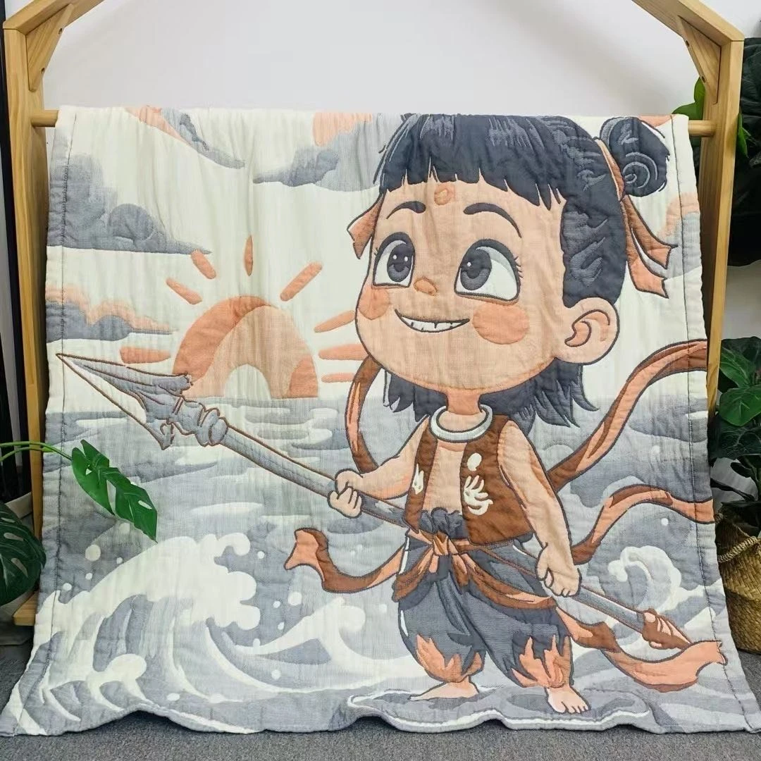 【新疆包邮】十层加厚面包被1.2米*1.5米亲肤透气家用宿舍款