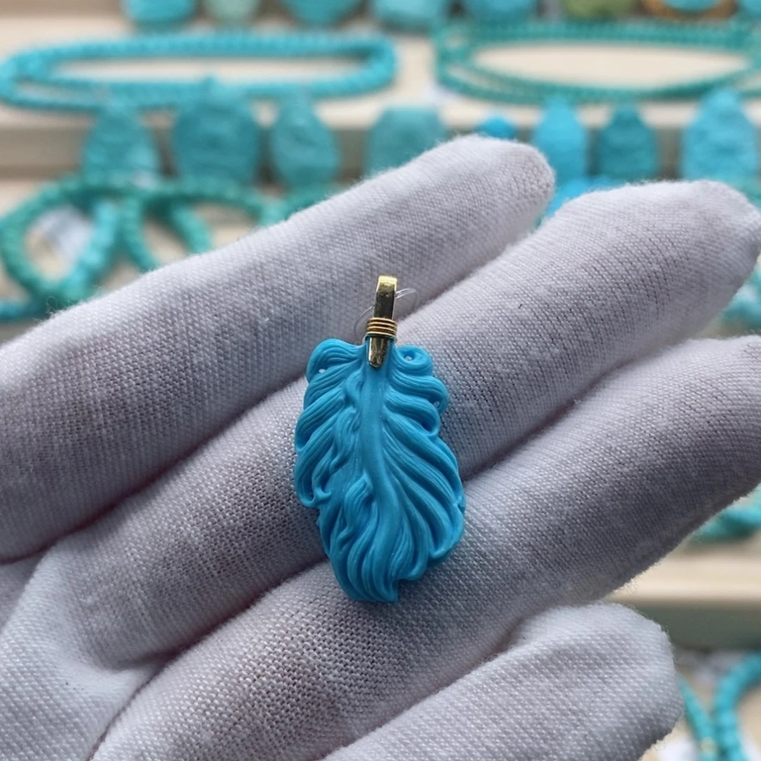 绿松石珠宝奇石未镶嵌